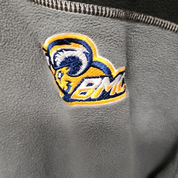 North and Acrux Adult Large Blue Mountain College Toppers Full Zip Fleece Jacket - Picture 5 of 9